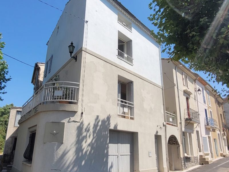 A Charming Sunny Village House With A Garage, Terraces And A Balcony.