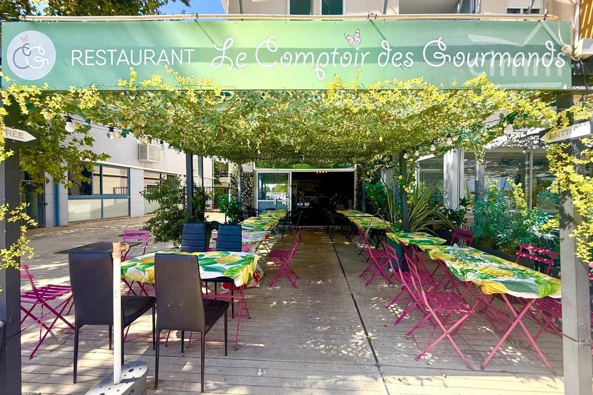 Handelsfonds van een restaurant – Jachthaven