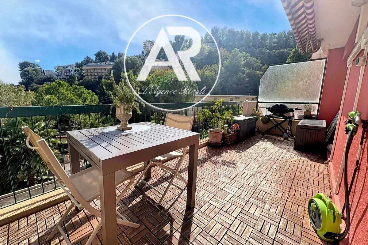 Nice Bas Fabron - 2/3 rooms - Terrace with unobstructed view, cellar, optional parking
