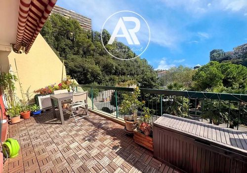 Nice Bas Fabron - 2/3 rooms - Terrace with unobstructed view, cellar, optional parking