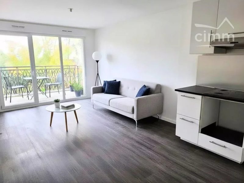 TE HUUR, Courcouronnes, recent T3 R+1 - 56m² + balkon + dubbele parkeerplaats