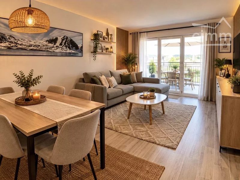 Appartement T3 récent avec grande terrasse