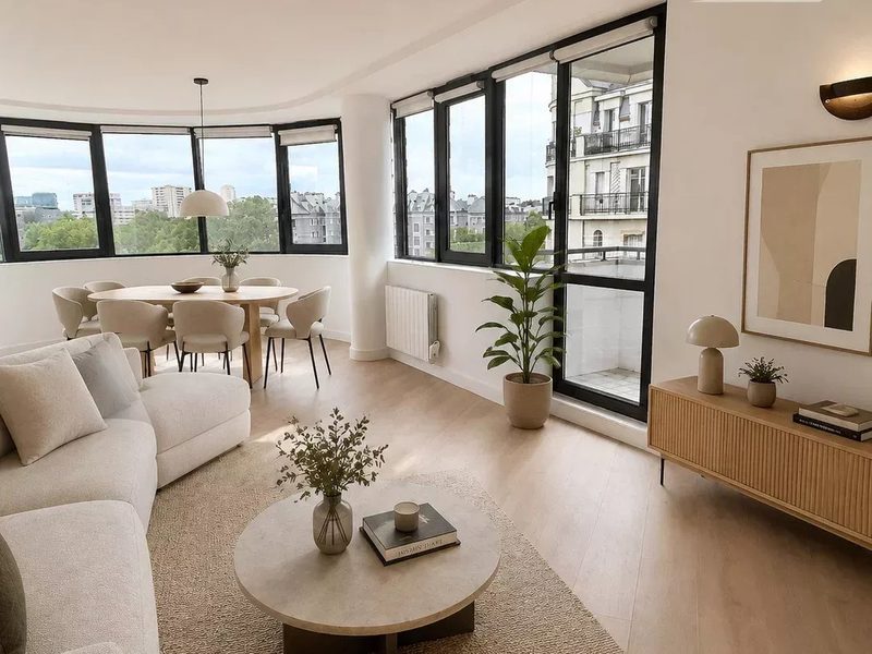 TE KOOP PARIJS 14e Groot licht appartement met 2 SUITES
