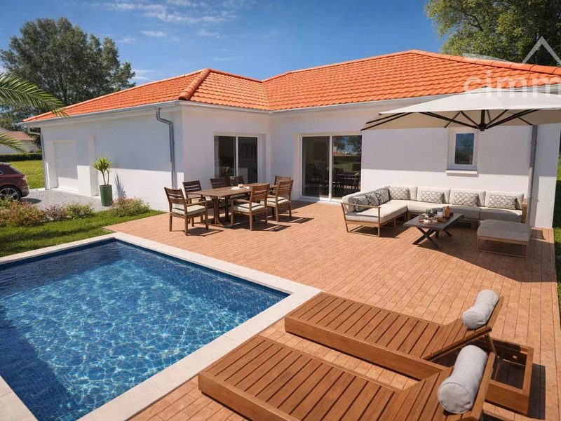 Huis + perceel van 1.000 m²