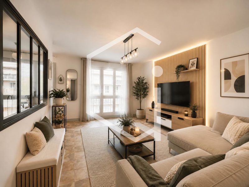 Appartement T2 avec balcon, cave et garage - Centre-ville de