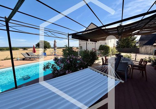 Renovated character house with swimming pool, barn and breat