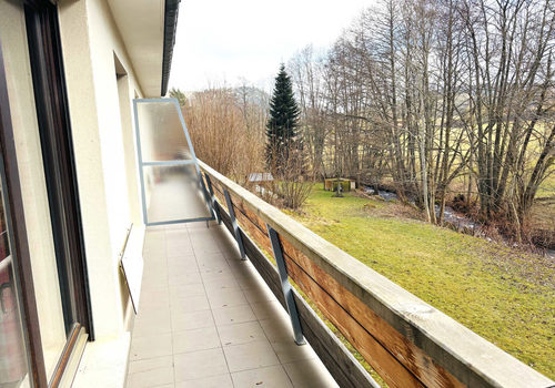 Le HOHWALD: furnished F2, balcony, parking, view of the greenery,