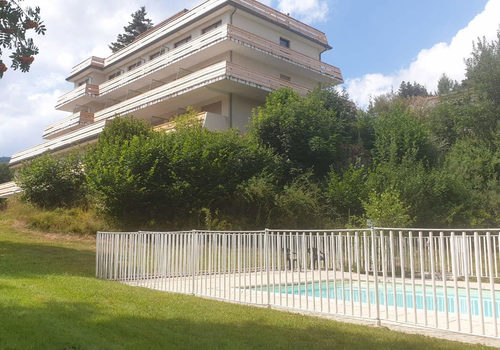 Le HOHWALD: furnished F2, balcony, parking, view of the greenery,