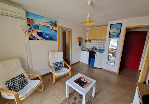 Appartement T1 proche de la plage des Sablettes