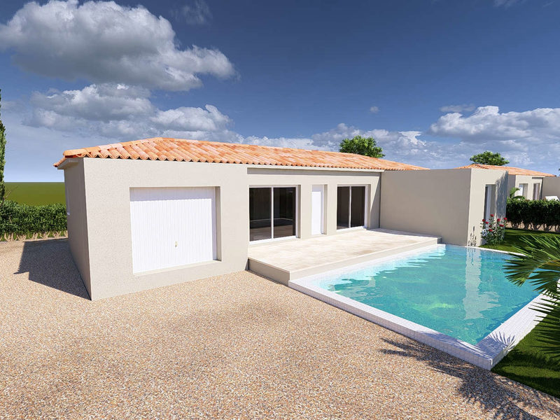 New villa on 700m2 of land with reduced fees and benefits