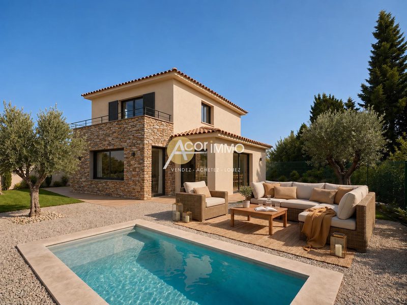 Six Fours les Plages Nieuwe villa T5 met garage en zwembad