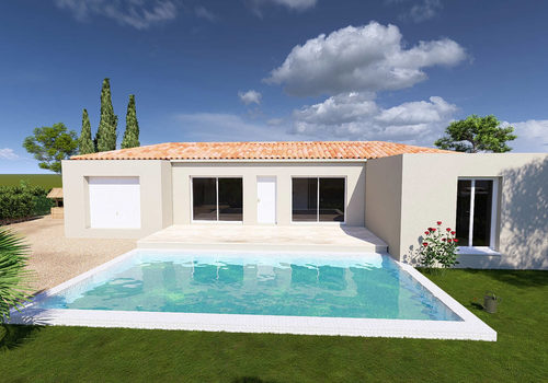 New villa on 700m2 of land with reduced fees and benefits
