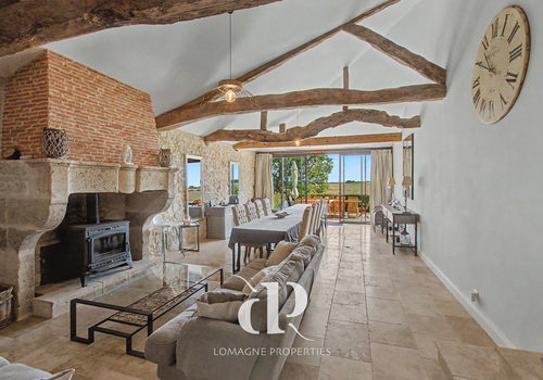 Elegante Gasconse woning met zwembad en gastenverblijf