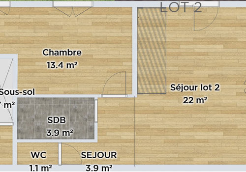SAINT-VALERY-SUR-SOMME, LOGEMENT T4, 74m2, RUE DES MOULINS