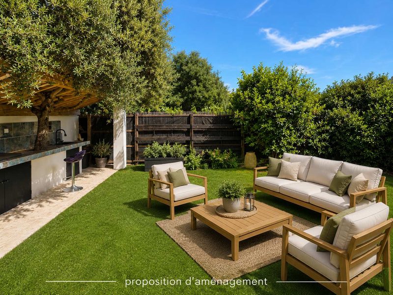 BANDOL Appartement T2 rénové avec jardin et terrasse