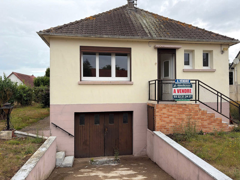 FEUQUIERES EN VIMEU, 68m2, 2 CHAMBRES, JARDIN ET GARAGE